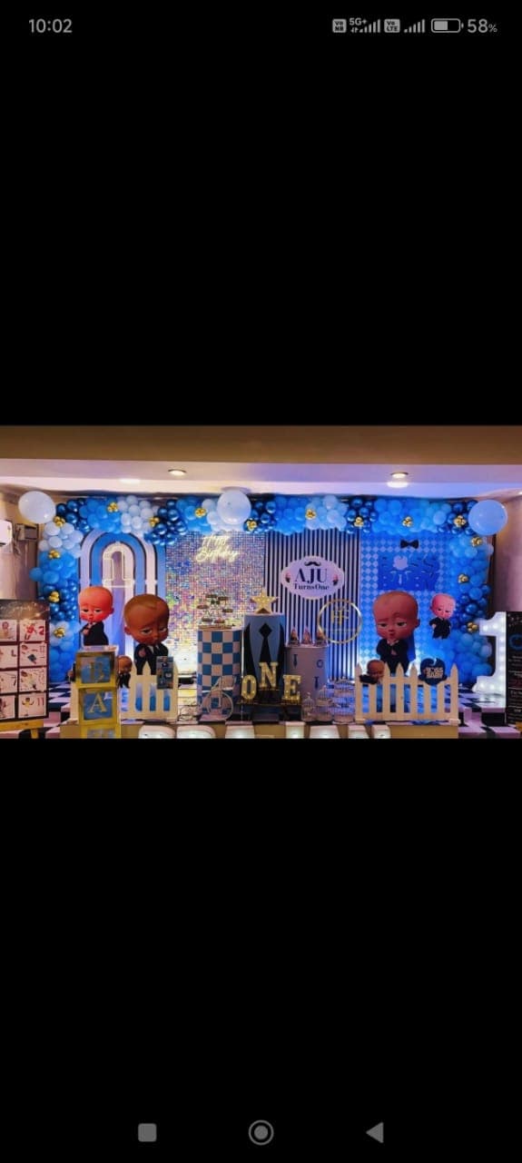 Themed Birthday Setup